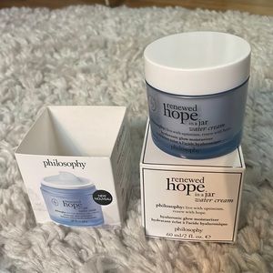 Philosophy - renewed hope in a jar - water cream - sealed